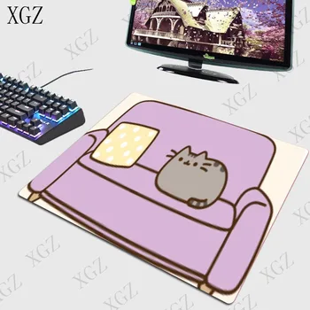 XGZ Luštna Mačka na Kavču Živali Veliko Gaming Mouse Pad Igralec Zaklepanje Edge Tipkovnica Mat Desk za CS POJDI LOL Dota Igre