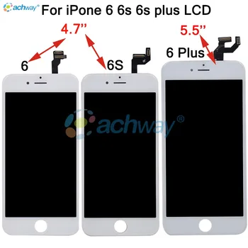 AAAA Kakovosti LCD-Zaslon Za iPhone 5S 6 6S 6S Plus 7 7plus 8 Ter Test LCD z Zaslon na Dotik Za Mobilni Telefon, LCD-Digitizer