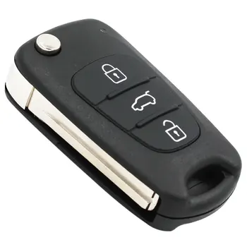 3 Gumb Flip Zložljiva Daljinski Ključ Fob 433MHZ z ID46 Čip za Hyundai i30/ix35 Za Kia Rio Semena SeedPro Picanto Sportage