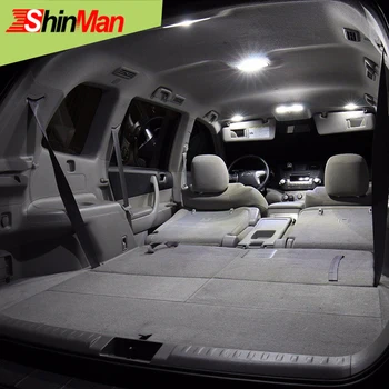 ShinMan 6X LED AVTO Luči LED Avto Notranjost Avtomobila razsvetljava Za Nissan X-Trail, T31 LED Bralna lučka za obdobje 2007-2013, LED Notranja Luč kit