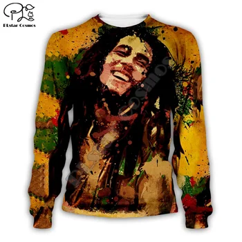PLstar Kozmos HipHop Reggae Bob Marley Trenirko Pisane Unisex NewFashion 3DPrint Zadrgo/Hoodie/Majica/Jakna/Moški/Ženske 13