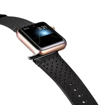 Visoka kakovost resnično Pravega Usnja zapestnica trak Za Apple Watch band se trak 38 mm 40 42 44 mm za iWatch Serije 6/5/4/3/2/1