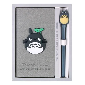 Nov vnos ustvarjalne risank anime srčkan lutka Miyazaki Totoro Doraemon lesene beležnica zvezek dnevnik roko račun darilo za rojstni dan