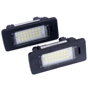 Novo 2pcs registrske Tablice Svetlobe LED Številko registrske Tablice Luči 3W 6000K 12V 0,3 Za BMW E39 E70 E71 X5 X6 E60 M5 E90 E92 E93 M3
