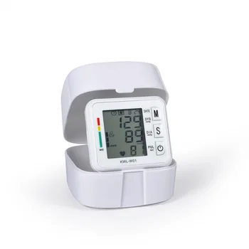 Medicinska Oprema LCD Samodejni Digitalni Zapestni Krvnega Tlaka, Spremljanje Bp Tonometer Sphygmomanometer Tenziometra Tansiyon Aleti