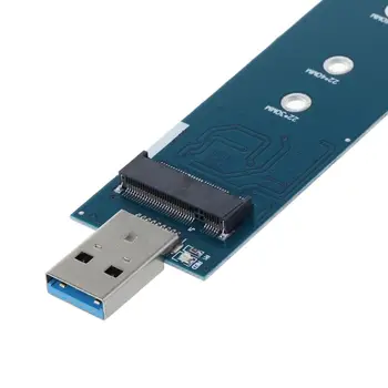 M. 2 na USB Adapter B Tipko M. 2 SSD Adapter USB 3.0, da 2280 M2 NGFF SSD Disk Adapter Pretvornik SSD Reader Card H4GA