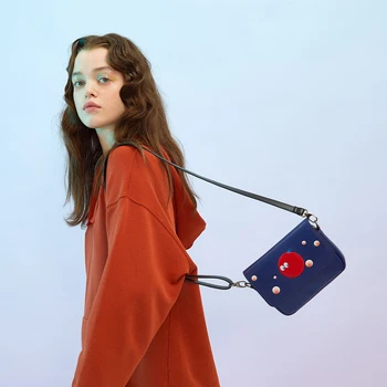 Novi originalni ženske messenger vrečke prenosni priložnostne dekleta zavihki vrečke za potovanje stilsko ramo torbe z gradient barve