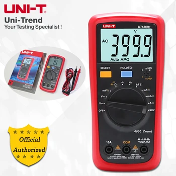 ENOTA UT136B+/UT136C+ Auto Obseg Digitalni Multimeter; Odpornost/Kapacitivnost/Frekvenca/hFE/NKV/Temperature Test