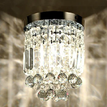 Preprosta sodoben kristalno stropne svetilke, oltarja luči K9 preddverju spalnica svetilke razsvetljava bele