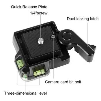 Dodatna Oprema za kamere Hitro Sprostitev Sponko Adapter za Sprostitev Stojala Tablice Za Fotoaparat Manfrotto Združljiv z Z5R9