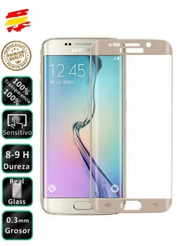 Samsung Galaxy S7 Edge polna zlate Barve 3D kaljeno screen Protector