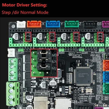 3D Tiskanje Stopil Motornih Voznika Izključi TMC2208 Motornih Voznik z Naravnost Inserter in sklop hladilnega telesa (5Pcs)