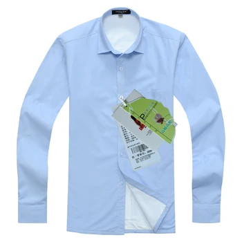 SHAN BAO moških je pozimi toplo majico 2020 novo blagovno znamko poslovnih oblačil, gospod, klasična barva debele dolgo sleeved majica M-10XL