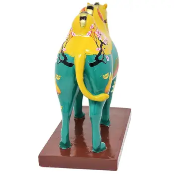 Feng Shui Dvojno Humped Kamele za Velik Dobiček in Uspeh(Rumena) W4151