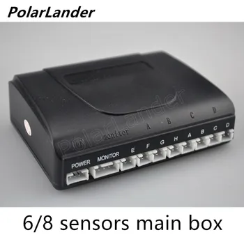 PolarLander 12V vroče prodaje Parkirišče Radarski Sistem za Samodejno Parkiranje Pomočnik 6/8 Senzorji glavno okno Avtomobila Povratne Pomoči