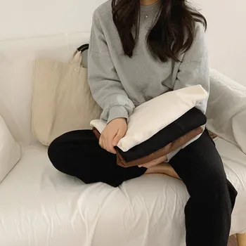 4colors jeseni leta 2020 korejski elegancija slog Ženske Jopice barva osnovne Long Sleeve Majica Ženska puloverji ( C2030)