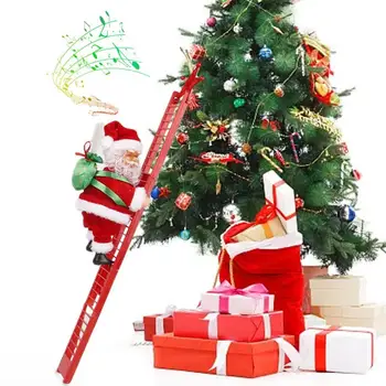 2020 Električni Santa Claus Plezalno Lestev Viseči Okras Stranka Okras Božično Drevo Okraski Novo Leto Otroci Darila
