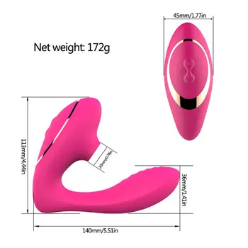RABBITOW Vagina Sesanju Vibrator 10 Hitro opozarjanje z Oralnim Seksom Sesalna Stimulacijo Ščegetavčka Ženski Erotični Seks Igrače za Odrasle