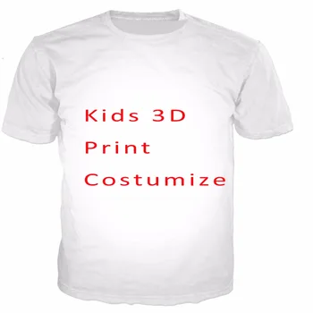 DIY Otroci Zip Kapuco fant Unisex DIY majica 3D Tiskanja Prilagodite Vse Barve Slike Moških hooded Plus Velikosti filmska zvezda hoodies
