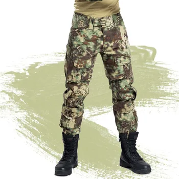 Vojaško Taktično Hlače Moški Prikrivanje Kombinezon Tovora Hlače Vojska SWAT Airsoft Oblačila Hunter Področju Dela Boj proti Hlače 28-40