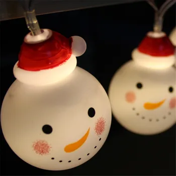 Božični Izdelki LED Santa Niz Luči vodoodporna LED Luči Decors Za Božič Stranke Božično Drevo Baterije ali USB Upravlja