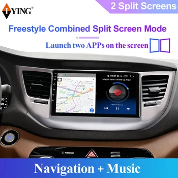IYING Brezžični Carplay Za Hyundai Tucson ix35-2018 Avto Radio Večpredstavnostna Video Predvajalnik Navigacija GPS DSP Carplay Android 10