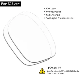 SmartVLT sončna Očala Zamenjava Leč za Oakley Iver - Jasno HD
