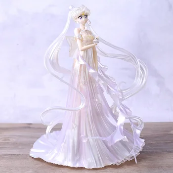 Novi Anime Sailor Moon Usagi Poročno Obleko Figurice Dekleta PVC Figur Model Igrače Sailor Moon Akcijska Figura, Zbirka darilo