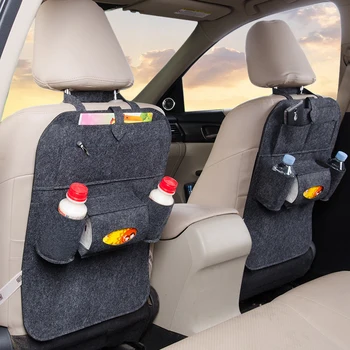 Avto Backseat Organizator Skladiščenje Žepi naslona za Varovanje sluha Kick Preproge za Otroke, Malčke, Potovalni Pripomočki