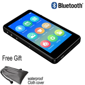 Bluetooth 5.0 mp4 predvajalnik 3,0 palca polni, zaslon na dotik, vgrajen zvočnik z e-book, FM radio snemalnik zvoka predvajanje videa