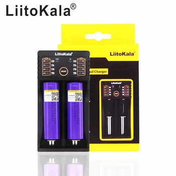 LiitoKala lii-202 USB 26650 18650 bateriji AAA AA Smart Polnilec + 2pcs 3,7 V 18650 2600mAh baterije, Baterije za ponovno polnjenje M26