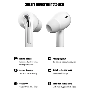 Novi A3 Pro Tws Slušalke Brezžične Bluetooth V5.0 Čepkov Z Mikrofonom in Hi-fi Stereo Zvok PK i7s zraka 3 pro Za Android iOS