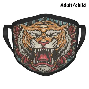 8. Mednarodni Rotterdam Tiger Kralj Oblikovanje po Meri Masko Za Odrasle, Otroci Anti Prah 8. Mednarodni Rotterdam Joe Eksotične