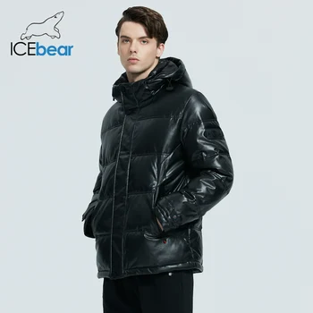 ICEbear 2020 zimsko jakno za moške zimske bombaž-oblazinjeni suknjič dihanje debel in toplo moške priložnostne plašč MWD20866D