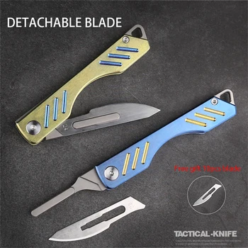 Folding nož mini taktično preživetje lovski tabor EOS visoke trdote prenosni self-defense nož