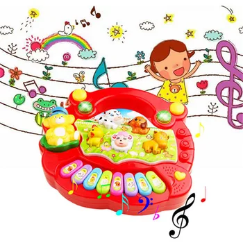 Baby Otroci Glasbenih Izobraževalnih Klavir Žival Kmetije Razvojne Glasba Igrače