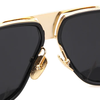 Nova blagovna Znamka moških je oblikovalec Velik okvir Vintage sončna očala