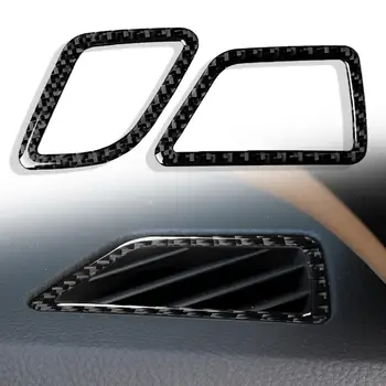 Nadzorni plošči izstopu Zraka Vent Okvir Nalepko Ogljikovih Vlaken Notranje opreme Oprema za BMW Serije 5 F10 Levi strani Pogona 11-17