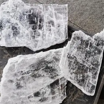 40 g-2kgs Visoko-kakovostne quartz crystal selenit slab reiki healing home decor mineralnih odvzem 1 pc