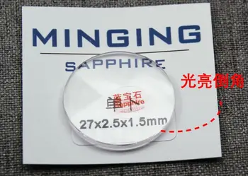 1,5 mm Debele Sinlge Kupolami In Krog Safir Watch Kristalno 20 mm za povprečno 40,5 mm za Gledanje Popravila
