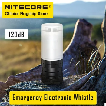NITECORE NWE30 elektronski preživetje piščalka 120 decibelov noč položaja reševanje signalna luč