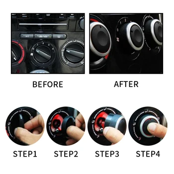 3pcs/set Za Mazda 3 BL 2010-2013 avto klima gumbi toplote krmilnika preklopite gumb ac gumb auto avto dodatki