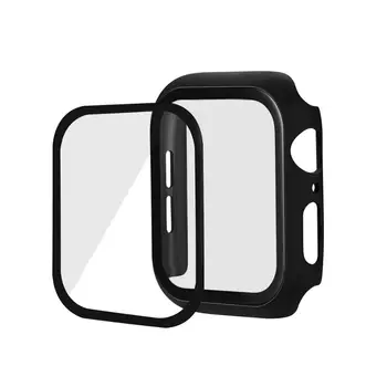 Kaljeno Steklo Screen Protector za Apple gledati serije 5 4 3 Pokrov RAČUNALNIKA Odbijača Primeru slim za iWatch 5 4 3 okvir 40 mm 38 42 44 mm