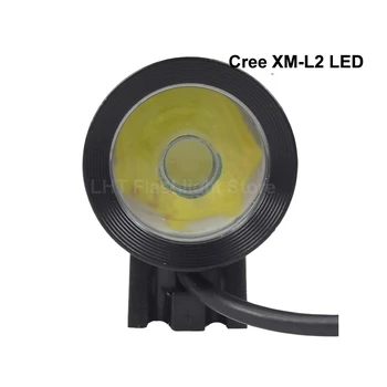 BL108B Cree XM-L2 4-Način 1000 Lumnov USB Luč Kolo - Črn