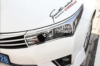 Za Toyota Corolla 2016 ABS Chrome Smerniki Žarnice Kritje Trim
