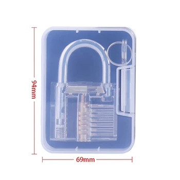 Locksmith Pregleden Vidni Fra Mini Prikaz Praktičnih Ključavnico Hasps Usposabljanje Spretnosti za Pohištvo Strojne opreme