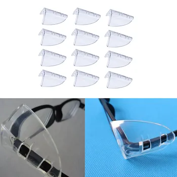 6 Parov Barva Oči Očala Strani Ščiti Zaščitni Krilo Očala Stransko Zaščito Stanja Za Anti-brizganjem Očala #T1P