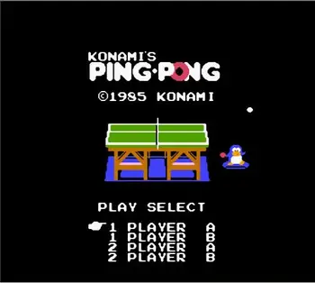 Konami je Ping Pong(FDS) Igra Kartuše za NES/FC Konzole