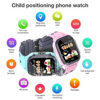 V16 Otroci je Pametno Gledati SOS Antil-izgubil Nepremočljiva smartwatch gps Lokacijo Kamere Tracker s Kartice SIM watche APP Telefon Gledal