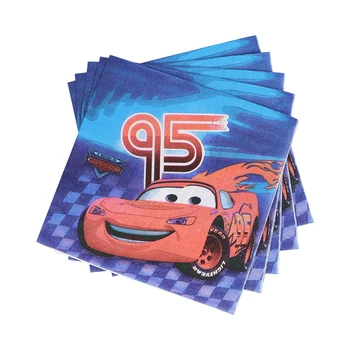 162Pcs/Veliko Risanke Disney Cars Strela McQueen Temo Razpoložljivi Pokal Ploščo Rojstni Namizna Dekoracija Potrebščine Za Otroka